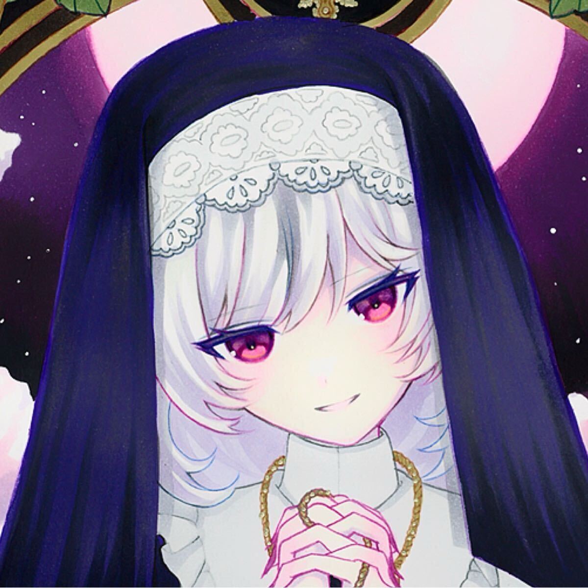 東方project手描きイラスト☆レミリア・スカーレット☆A4サイズ