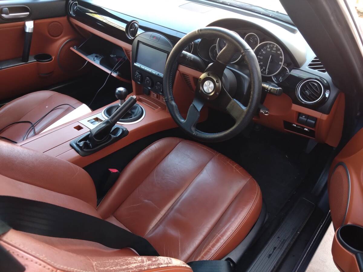 2006年式（平成18年4月） NCEC ロードスター VS 6MT ブラウンレザー 17インチAW 10万円売切_7