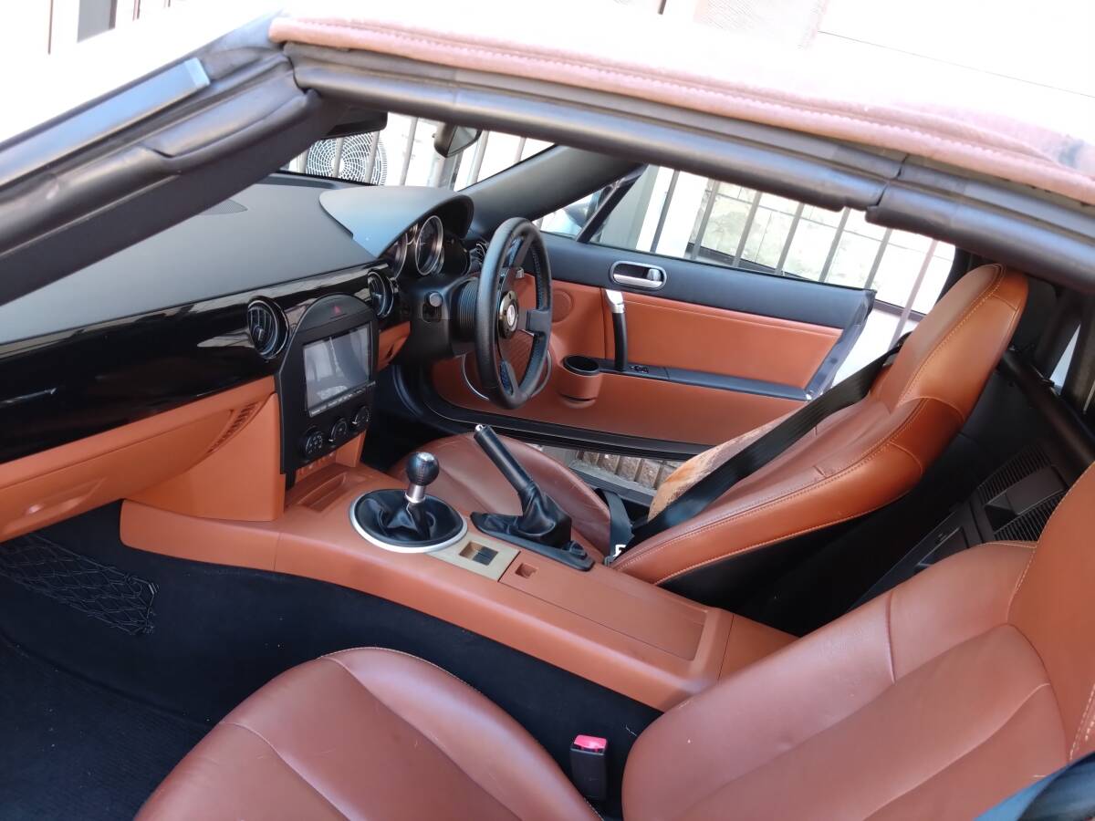 2006年式（平成18年4月） NCEC ロードスター VS 6MT ブラウンレザー 17インチAW 10万円売切_8