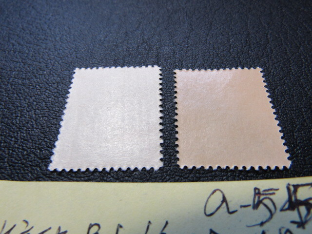 琉球改訂加刷2種A-55＊参考品＊(特殊切手、記念切手)｜売買された