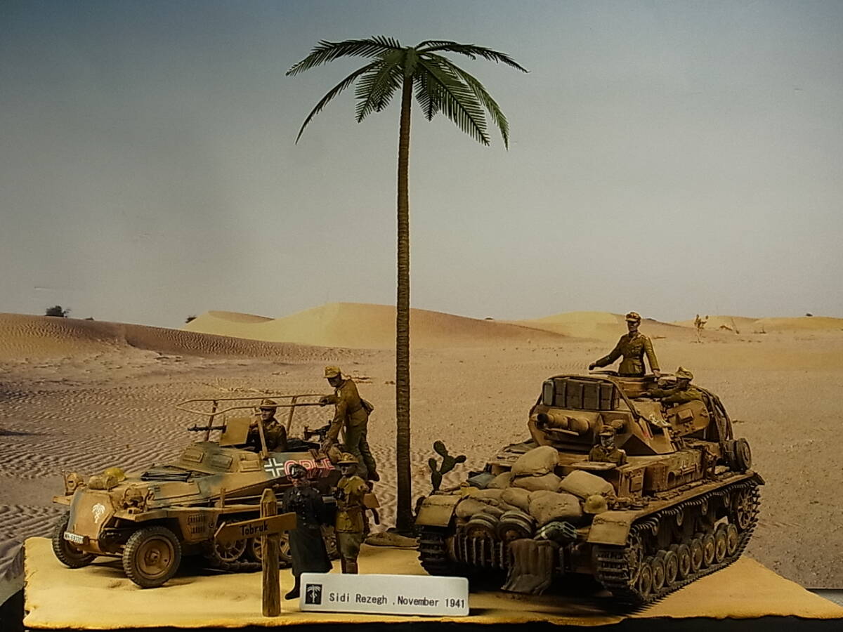 1/35ドラゴン　４号戦車E型とドラゴングライフの簡単ジオラマジャンク_1