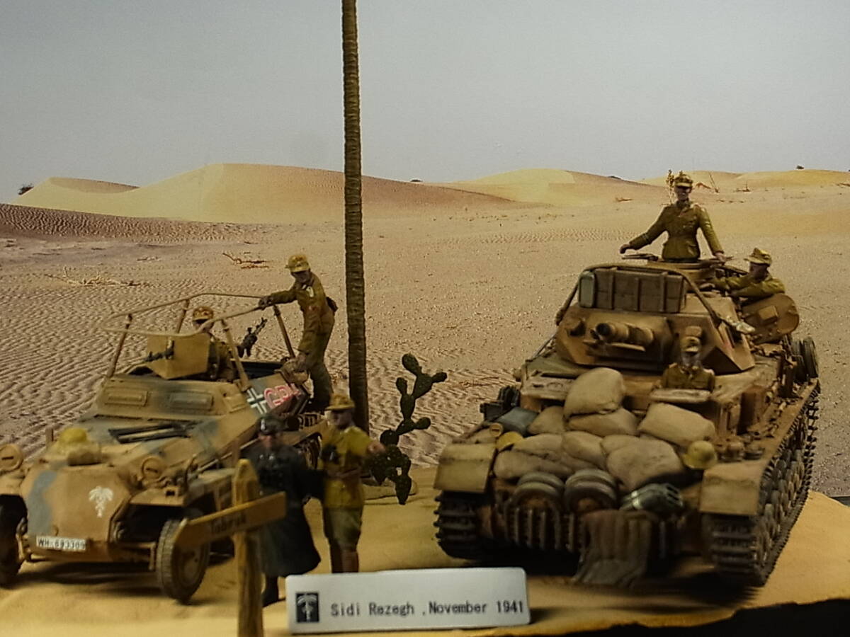 1/35ドラゴン　４号戦車E型とドラゴングライフの簡単ジオラマジャンク_4