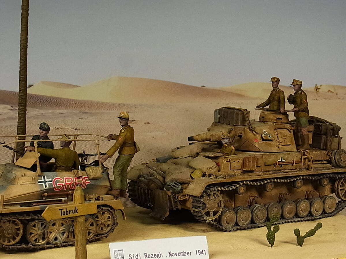 1/35ドラゴン　４号戦車E型とドラゴングライフの簡単ジオラマジャンク_8