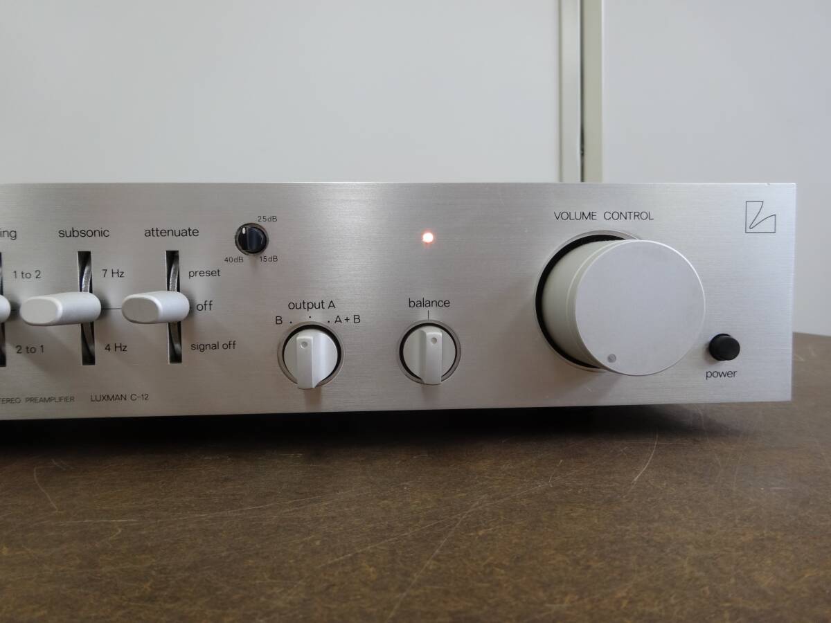 LUXMAN ラックスマン プリアンプ C-12 _3