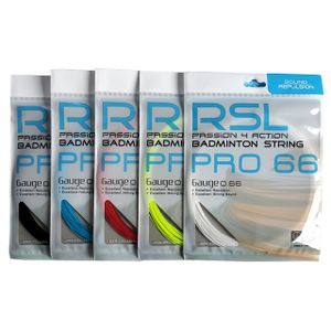 ◆RSL PRO 66◆0.66mm◆パワー＆コントロール＆打球音◆バドミントンストリング◆バドミ