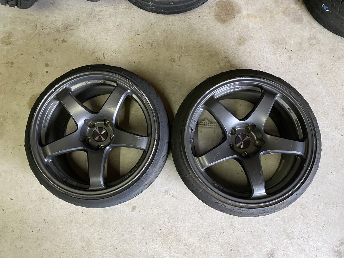 エンケイ ENKEI PF05 18インチ 9.5J オフセット0 2本セット 114.3 5H