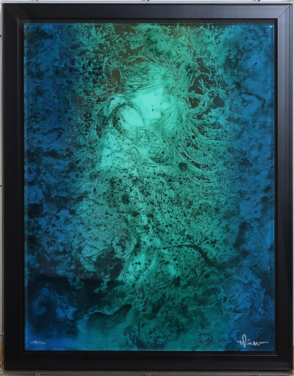 ○天野喜孝「水夢（MIRROR）」○FF10 ティーダ＆ユウナ○限定500部 