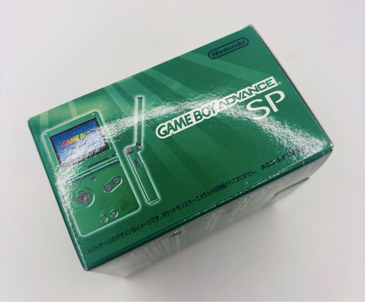 【新品未使用・鬼レア品】ポケモンセンター限定 GBA ゲームボーイアドバンスSP 本体 レックウザエディション 任天堂 当時物 1円スタート_4