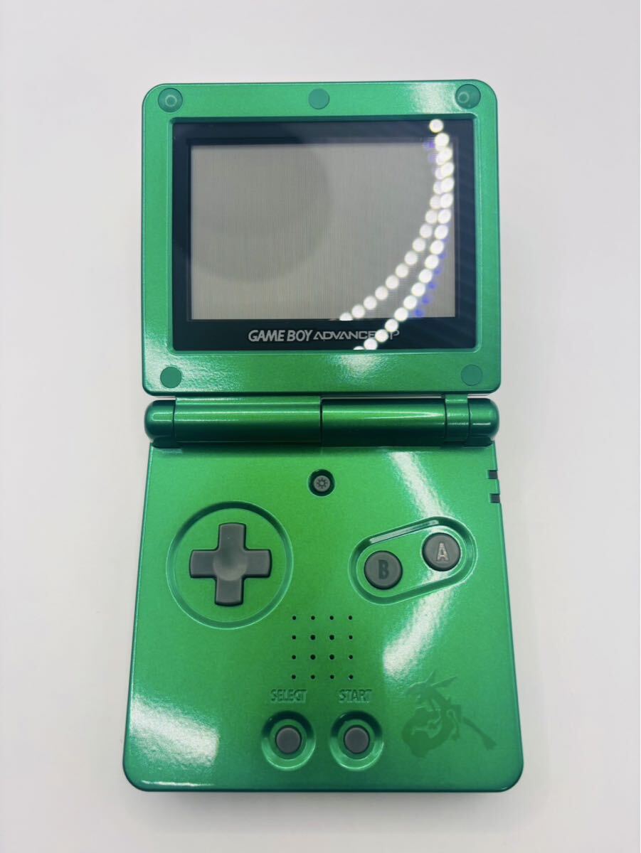 【新品未使用・鬼レア品】ポケモンセンター限定 GBA ゲームボーイアドバンスSP 本体 レックウザエディション 任天堂 当時物 1円スタート_9