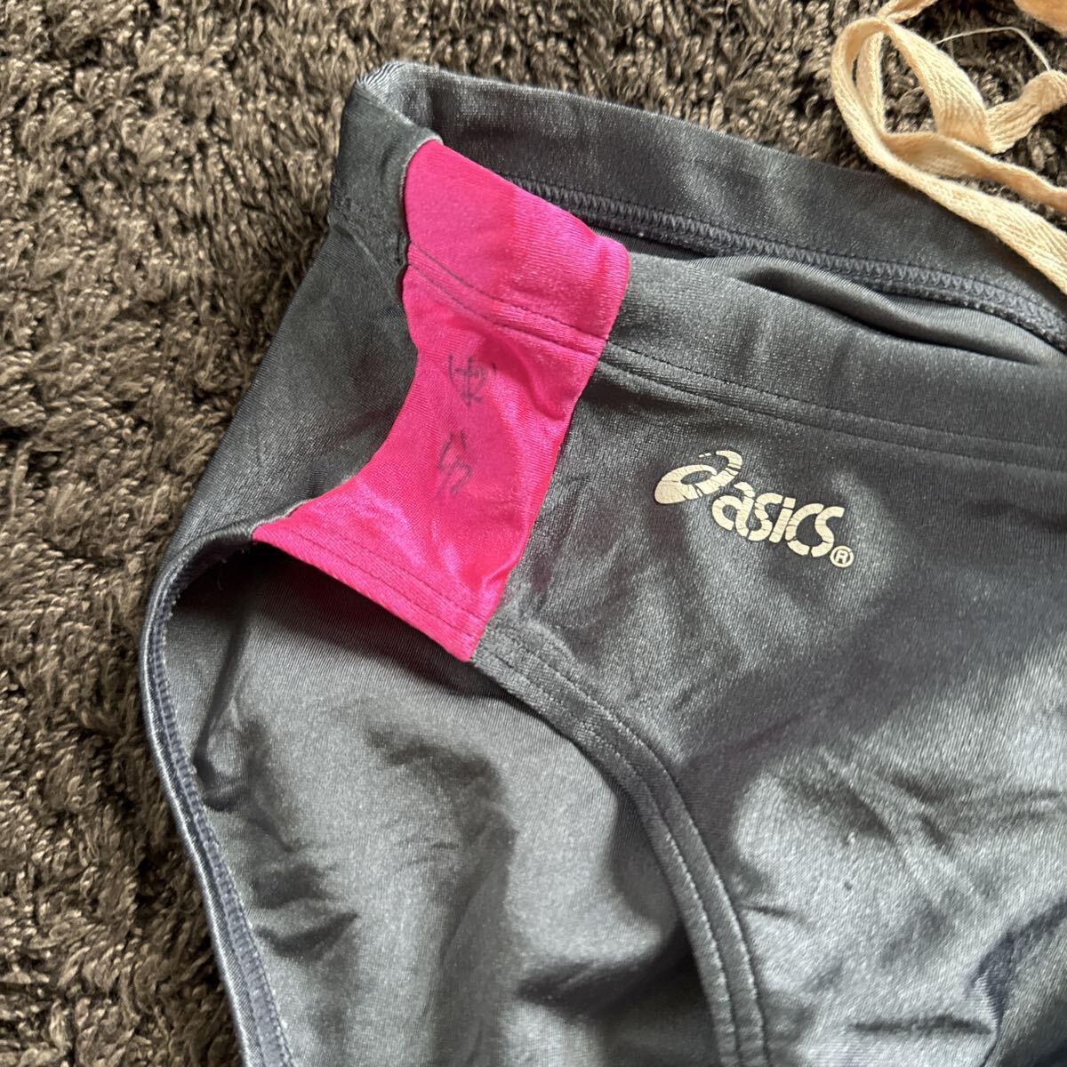 アシックス 競パン スイミング 水着 競泳水着　津田学園 asics Vパン 競泳用パンツ_6