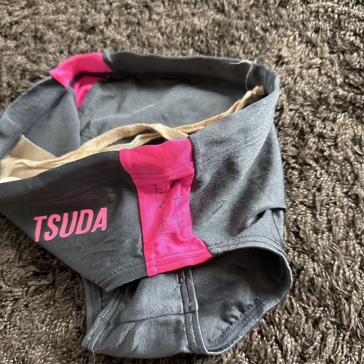 アシックス 競パン スイミング 水着 競泳水着　津田学園 asics Vパン 競泳用パンツ_7
