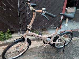 引き取り限定商品　キャプテンスタッグ(CAPTAIN STAG) 20インチ 折りたたみ自転車 [シマ