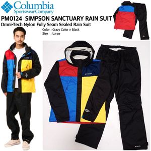 防水透湿性抜群!! Columbia コロンビア 国内正規品 PM0124 高機能オムニテックナイロンシ