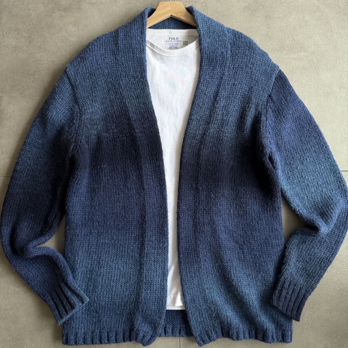 極美品/L相当○ロンハーマン RHC『浜辺に漂う海のグラデーション