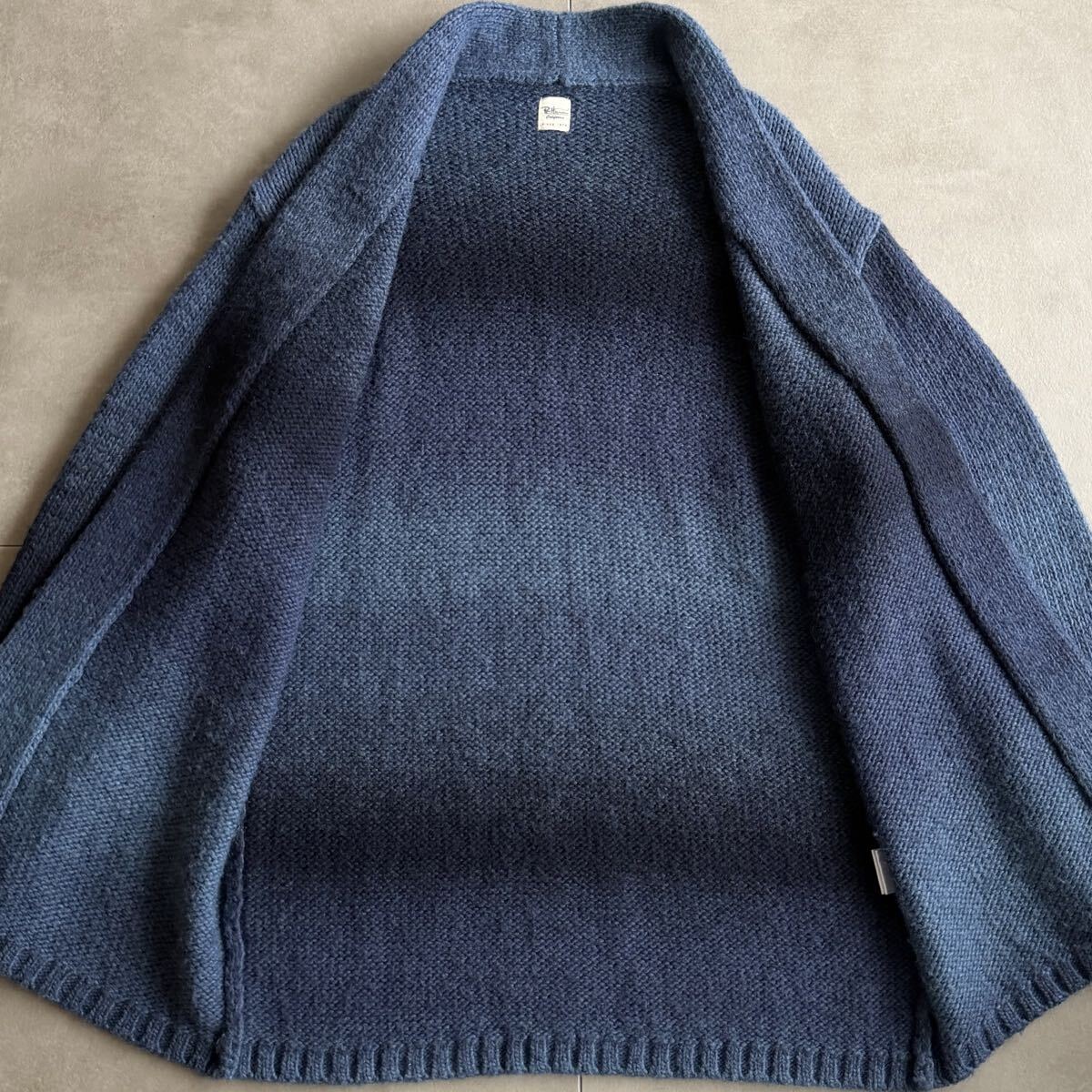極美品/L相当○ロンハーマン RHC『浜辺に漂う海のグラデーション