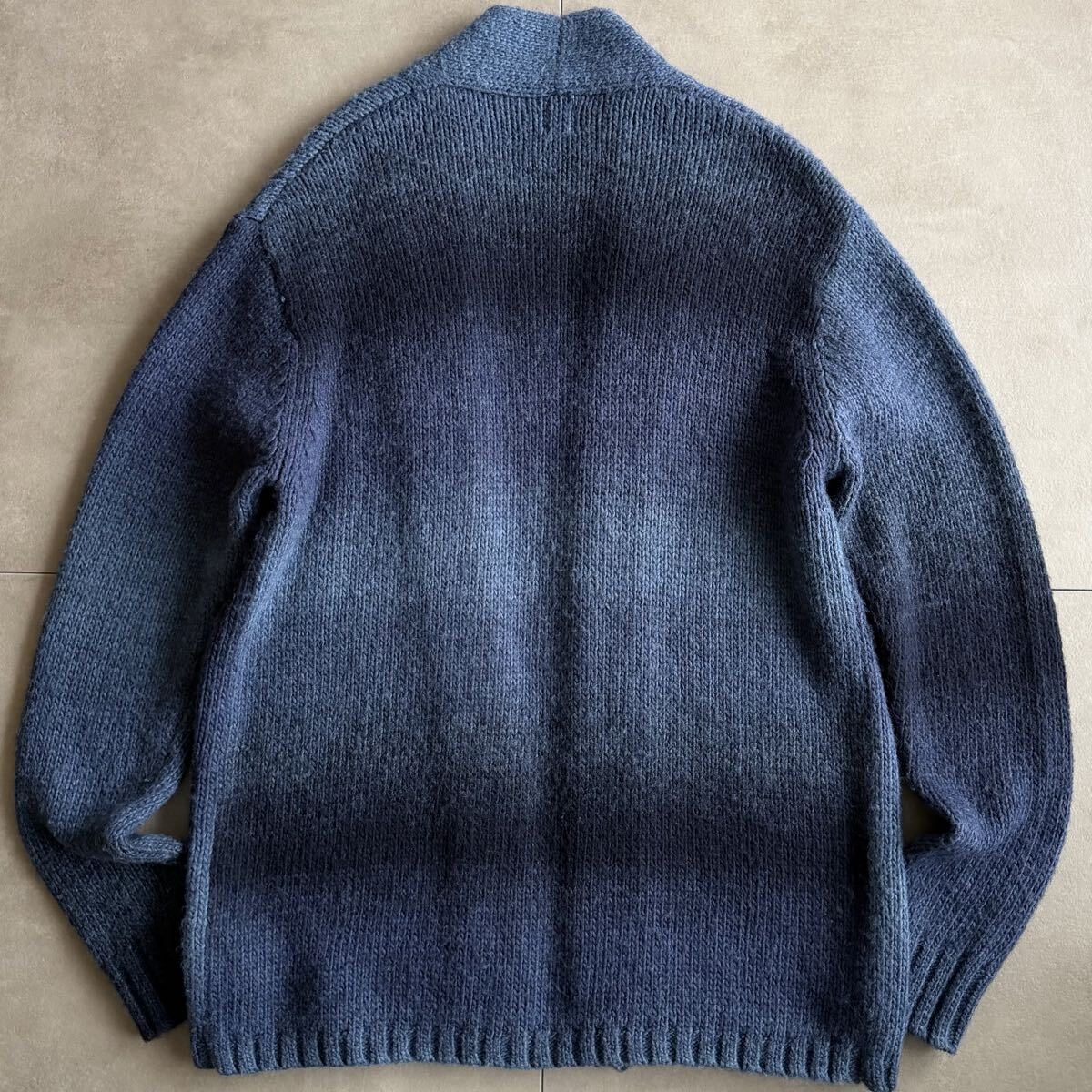 極美品/L相当○ロンハーマン RHC『浜辺に漂う海のグラデーション