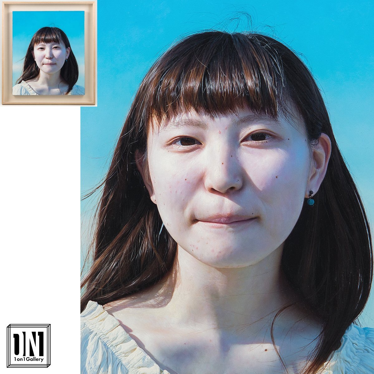 1on1】真作 三重野慶 『あの時間、あの場所』 油彩 キャンバス 10号
