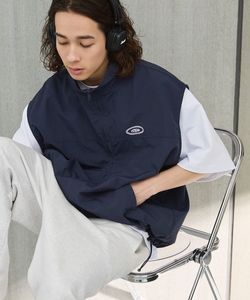「MSG」 ナイロンベスト L ネイビー メンズ