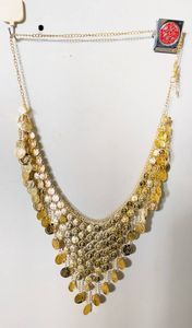 ヒップスカーフ コイン付きチェーンベルト ベリーダンス/ジプシーダンス ※中古品