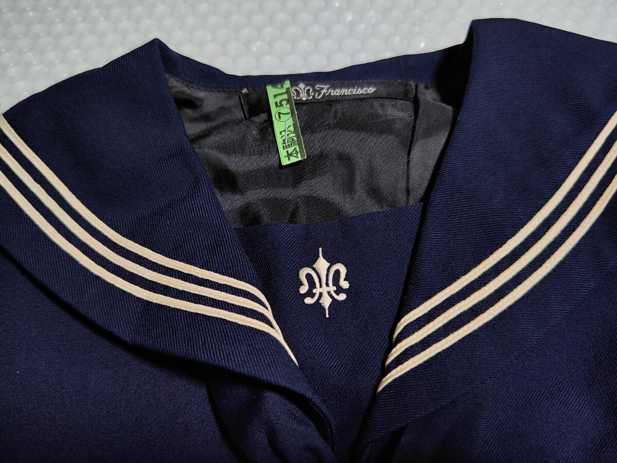 白百合学園中学校高等学校 指定冬服セーラー服 制服上下セット