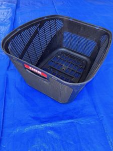 OGK自転車かご　リヤ荷台カゴ　茶　金具付き　籠　かご　カゴ　
