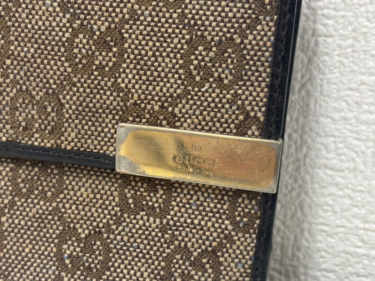 F3603-X1-2798 GUCCI グッチ 二つ折り 財布 257015 GGキャンバス 画像参照 現状品①(グッチ)｜売買された ...
