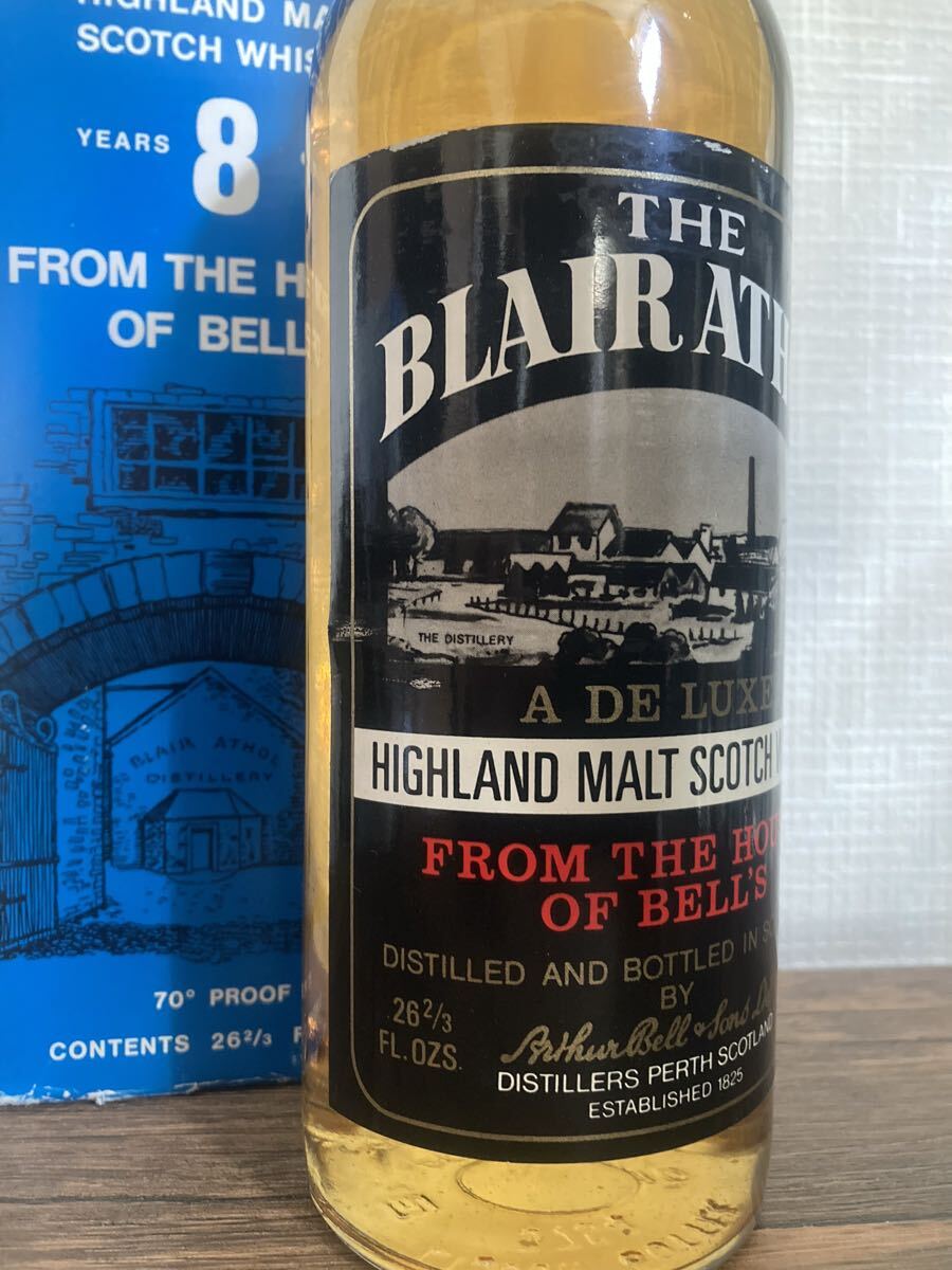 希少古酒】ブレアアソール Blair Athol 8年 1970年代流通品 750ml