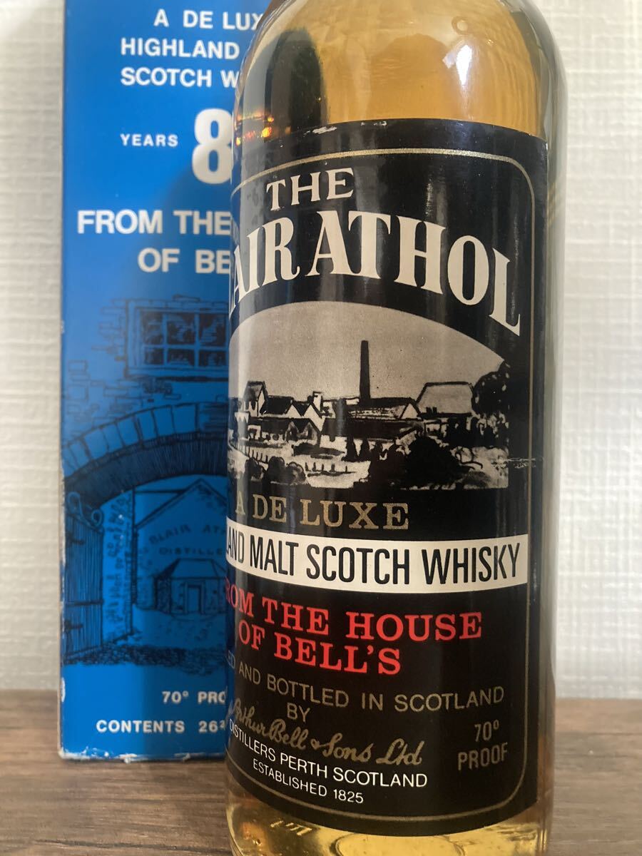 希少古酒】ブレアアソール Blair Athol 8年 1970年代流通品 750ml