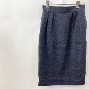 【人気】Christian Dior/クリスチャンディオールスカート ネイビー サイズL レディース /