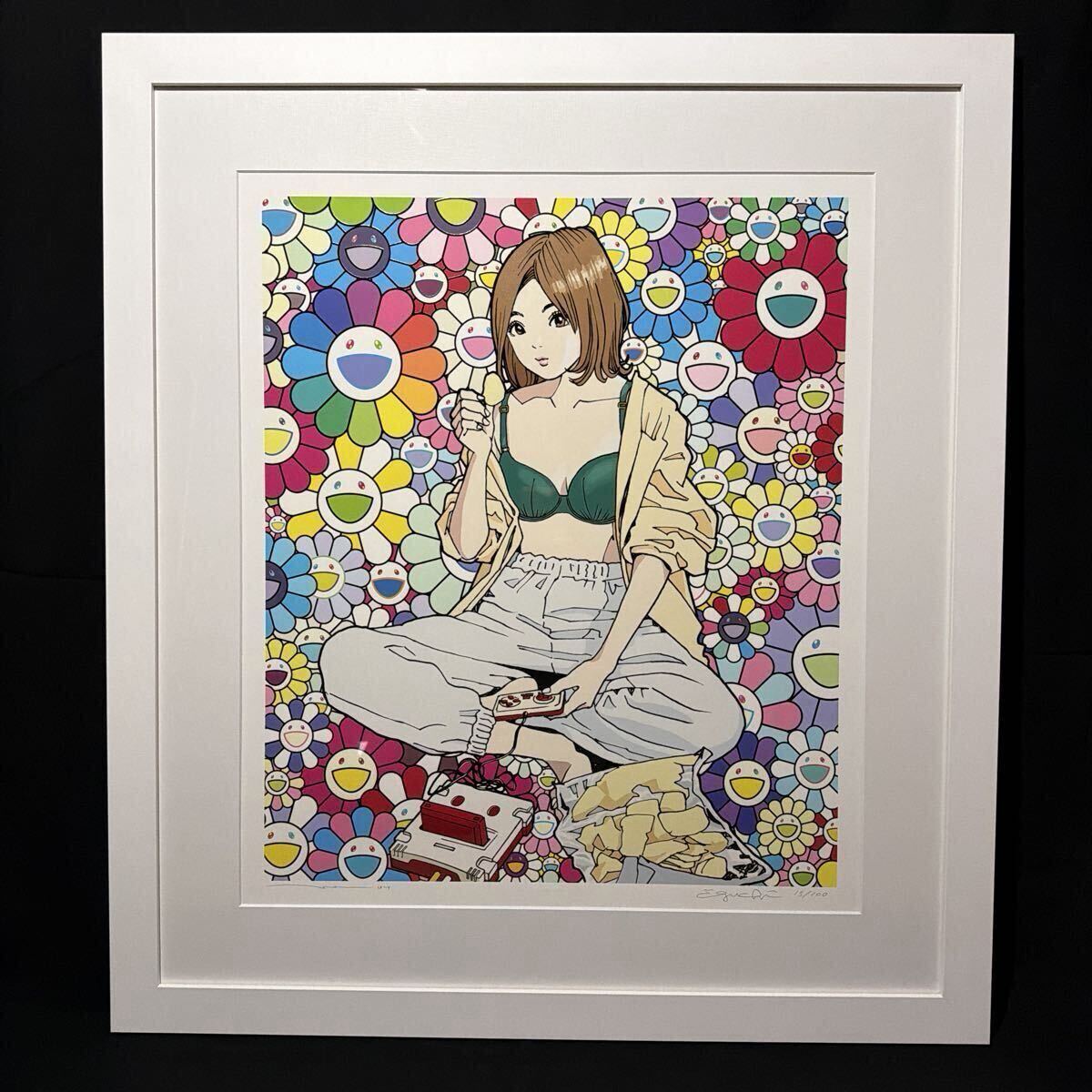 カイカイキキ Tonari no Zingaro 江口寿史・村上隆エディションサイン