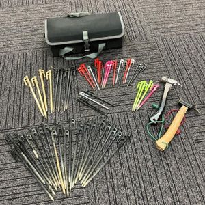 ◆1円スタート◆ スノーピーク 村の鍛冶屋 ソリッドステーク 等セット ペグ テント ター