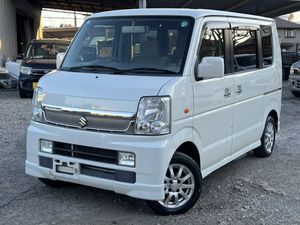 エブリイワゴン*検10/1迄*4WD*ターボ*キーレス*両パワスラ*CD*スペアキー*D席シートヒー