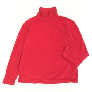 mont-bell モンベル #1104441 シャミース ハイネック セーター M 赤 レッド フリース プ