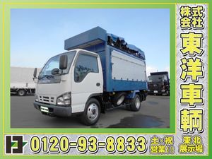 13950[家畜運搬車] H17 エルフ 新明和製 4WD PG付 積載2t 走行11.9万km 車検付