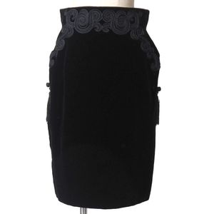 美品 Christian Dior クリスチャンディオール スカート サイズL 別珍 パイル ペイズリー