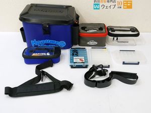 マズメ オカッパリバッカン・EVAルアーケース、シマノ システムケース、ダイワ リバーシ