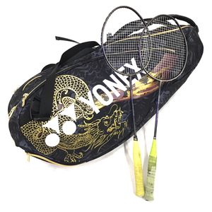 ヨネックス Carbonex20 バドミントンラケット 3802759 他 ラケットバッグ ドラゴンデザイ