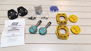 SPEEDPLAY ZERO ビンディングペダル クリートセット チェレステ ステンレスシャフト ビア