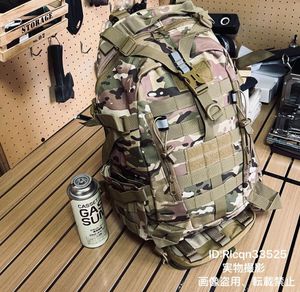 アウトドア用 超高品質 バックパック リュックサックミリタリー 大容量 多機能防水 サバ