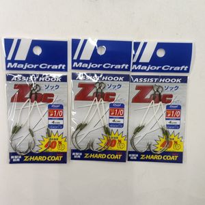 新品 メジャークラフト ZOC ゾック アシストフック デュアル 4cm #1/0 3枚セット ZOC-HD4