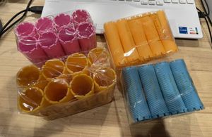 新品 未使用 パーマロッド 34本セット 26～32㎜ コールドパーマ 美容