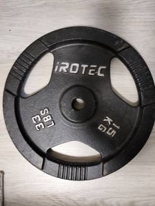 アイロテック　バーベルプレート　15キロ　15kg①