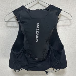 【美品】SALOMON ADV SKIN 12 SET（ブラック／M） サロモン トレランザック ランニングバ