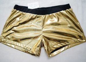 ★SpyGirLの光沢メタリックゴールドなローライズショートパンツ/ホットパンツ/ショーパン