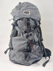 20367-02★モンベル ZERO POINT ALPINE PACK 60 登山用バックパック ネイビー 紺色 チェ