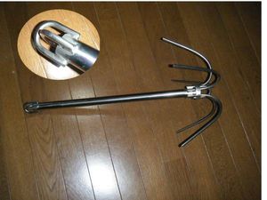 ステンレス　タコイカリ・荒瀬用・Wループ仕様