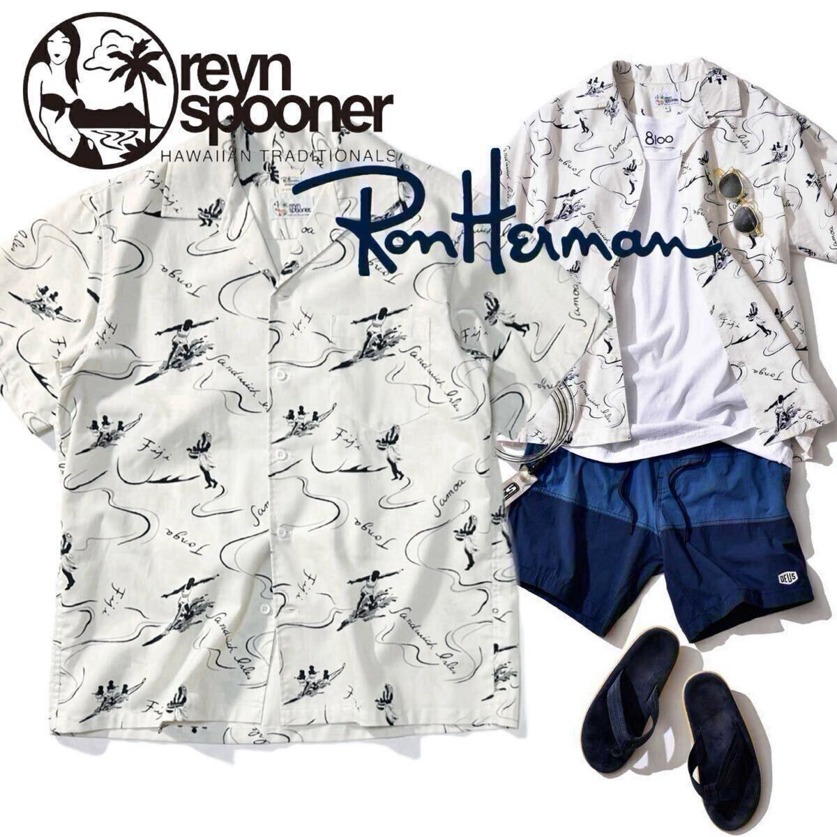 Reyn Spooner×Ron Herman】Safari掲載◎!!RHC ロンハーマン レイン
