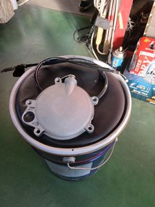 モンキー　デイトナ2次側クラッチカバー　クラッチワイヤー　武川レバー付き