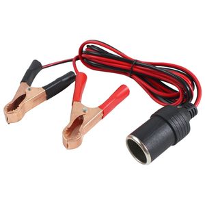【送料無料】1.5M 150cm 12V/24V ワニ口 クリップ シガーソケット メス プラグ バッテリ