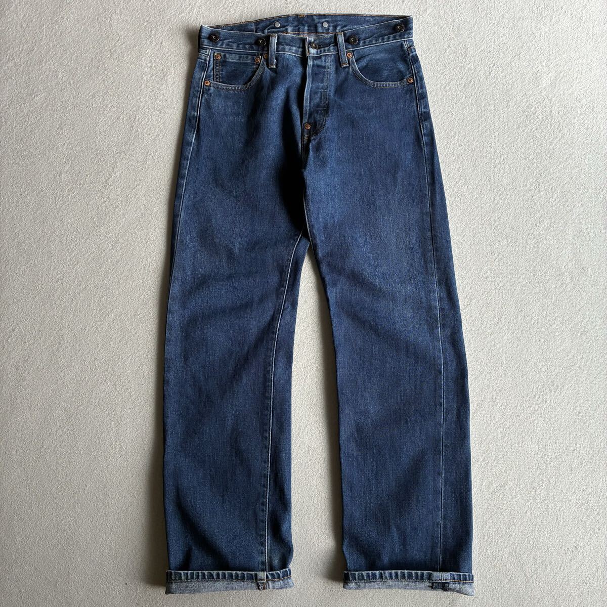 00s LEVI'S 201 リーバイス 1890年復刻モデル 片ポケ シンチバック